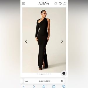 Lilux one shoulder modern maxi dress